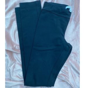DVF Thick Black Leggings Sz 0 Like New
